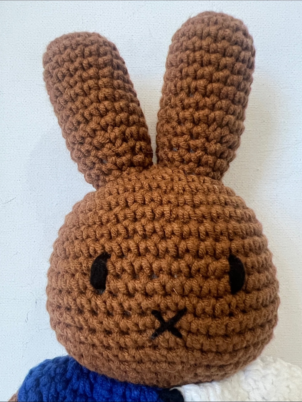 Just Dutch- Melanie & Her Mondrian Dress Crocheted Bunny - Picture 10 of 10
